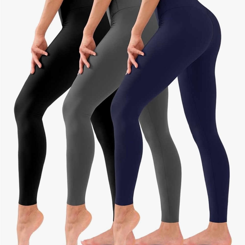 Gray, and Navy Leggings